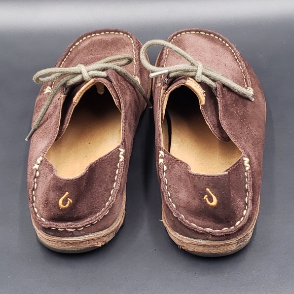 *SOLD *Olukai Ohana Nubuck lace up, or slip on, your choice, casual mens - Picture 9 of 12